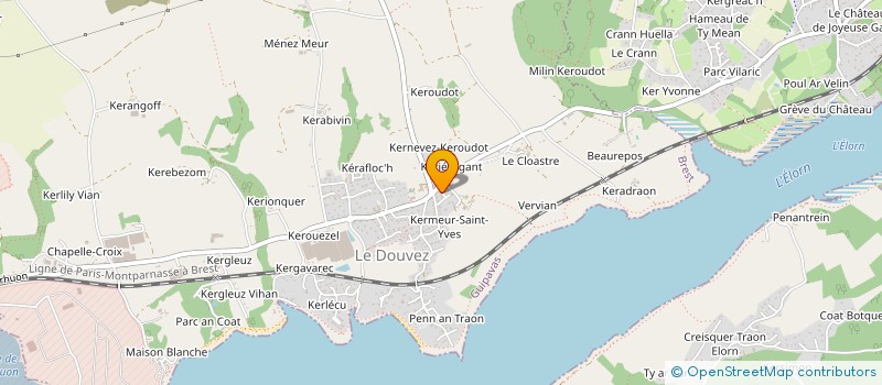 localisation de l'entreprise KPBH  GUIPAVAS