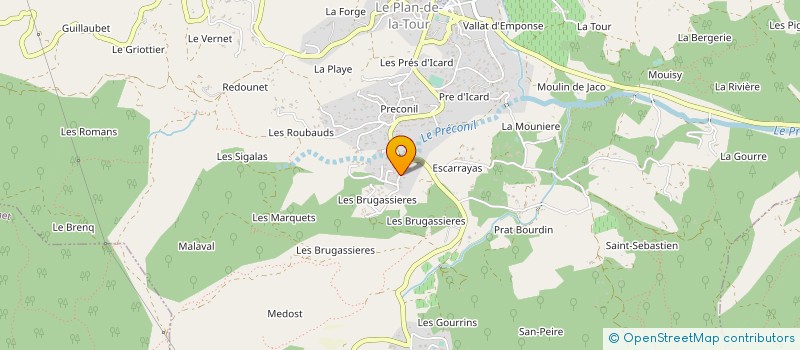 localisation de l'entreprise KPC  LE PLAN-DE-LA-TOUR