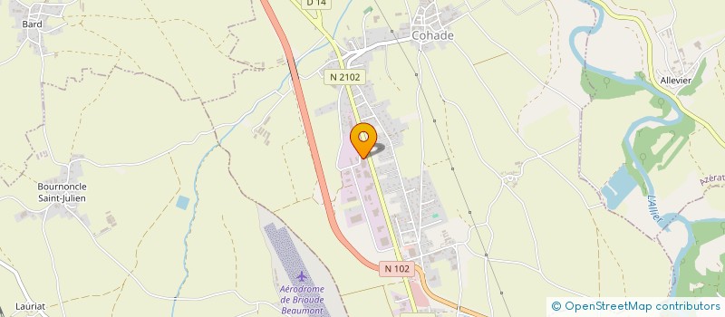 localisation de l'entreprise KPC NEW CO  COHADE