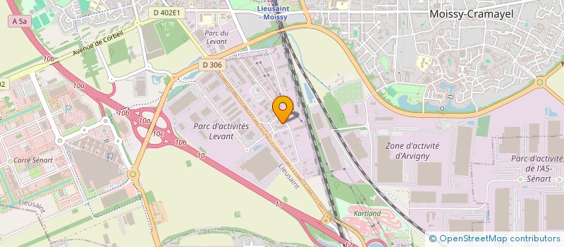 localisation de l'entreprise KPCO à MOISSY-CRAMAYEL