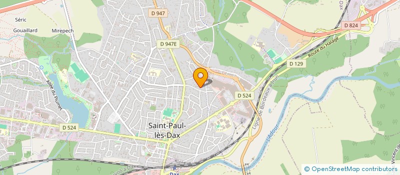 localisation de l'entreprise KPEL DIFFUSION  SAINT-PAUL-LES-DAX