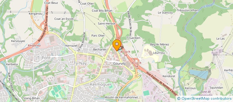 localisation de l'entreprise KPERBURO à QUIMPER