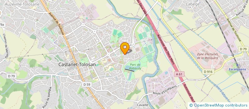localisation de l'entreprise KPFA à CASTANET-TOLOSAN