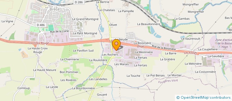 localisation de l'entreprise KPFG FOUGERES IMMO  NOYAL-SUR-VILAINE