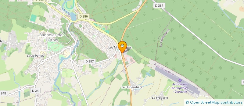 localisation de l'entreprise KPG à BAGNOLES-DE-L'ORNE-NORMANDIE