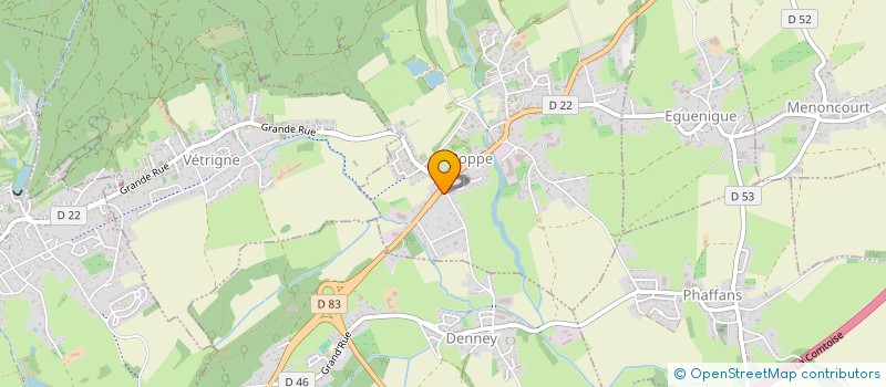 localisation de l'entreprise KPI EXPERTISES 90 à ROPPE