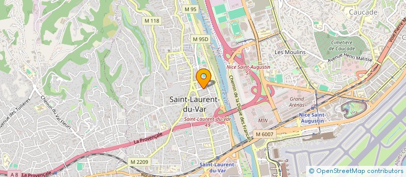 localisation de l'entreprise KPI INGENIERIE à SAINT-LAURENT-DU-VAR