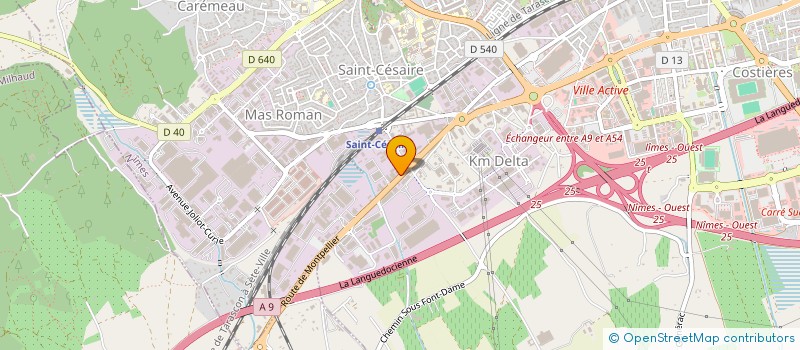 localisation de l'entreprise KPI INVEST  NIMES