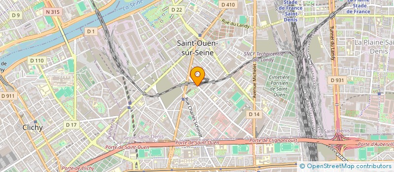 localisation de l'entreprise KPI SOLUTIONS à SAINT-OUEN-SUR-SEINE