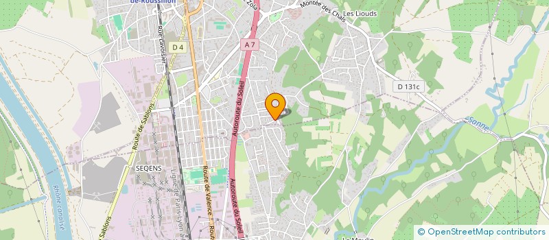 localisation de l'entreprise KPL  ROUSSILLON