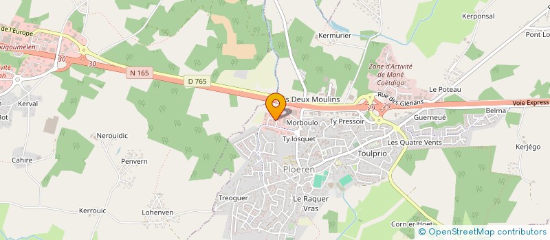 localisation de l'entreprise KPLAST 3D PRINTING  PLOEREN