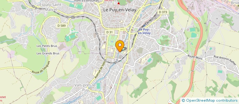 localisation de l'entreprise KPM  LE PUY EN VELAY