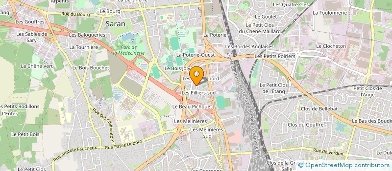 localisation de l'entreprise KPM à SARAN