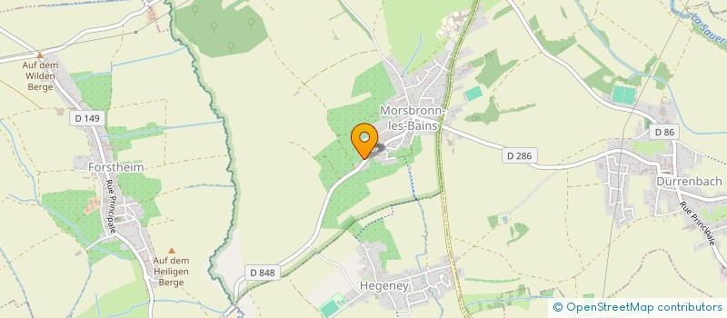 localisation de l'entreprise KPM  MORSBRONN-LES-BAINS