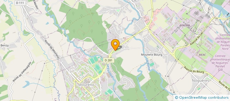 localisation de l'entreprise KPM  MOURENX