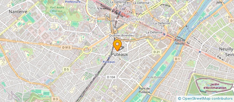localisation de l'entreprise KPMG ADVISORY à PUTEAUX