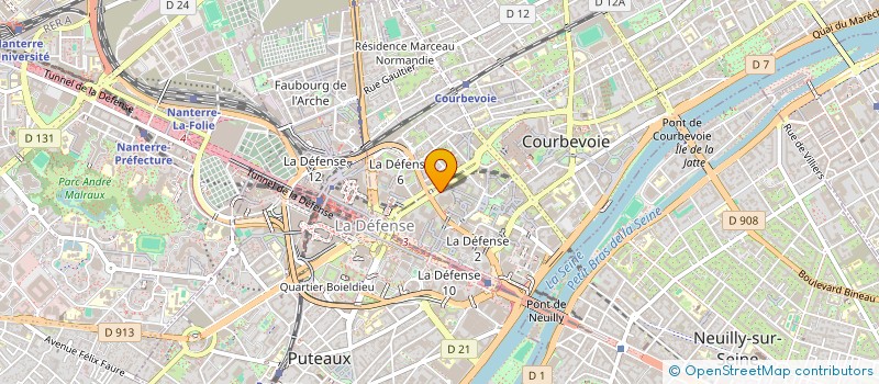 localisation de l'entreprise KPMG AUDIT IS à COURBEVOIE