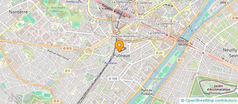 localisation de l'entreprise KPMG GCMS à PUTEAUX