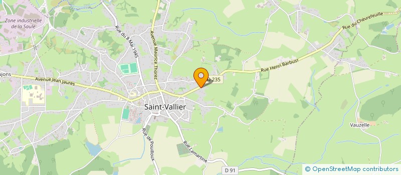 localisation de l'entreprise KPR à SAINT-VALLIER