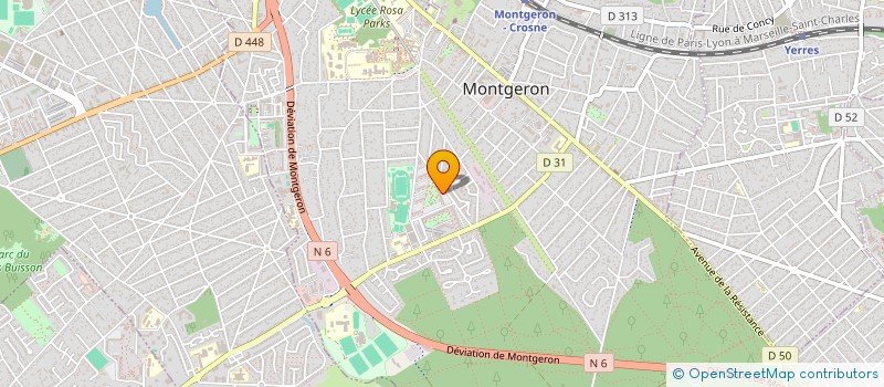 localisation de l'entreprise KPR SARL à MONTGERON