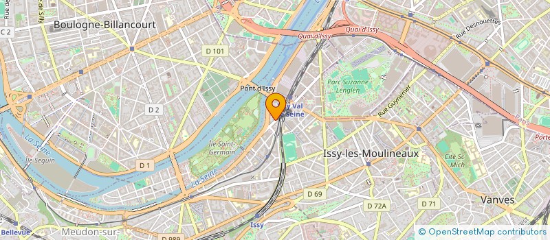 localisation de l'entreprise KPRC CONSEIL à ISSY-LES-MOULINEAUX