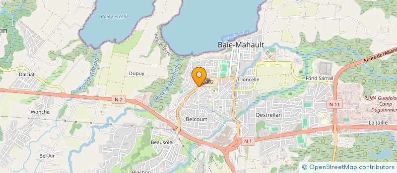 localisation de l'entreprise KPRESTIGE  BAIE MAHAULT