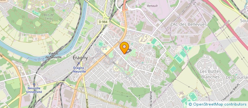 localisation de l'entreprise KPROJETS  ERAGNY