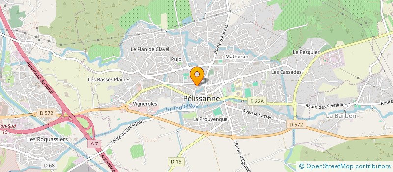 localisation de l'entreprise KPS TAXI  PELISSANNE