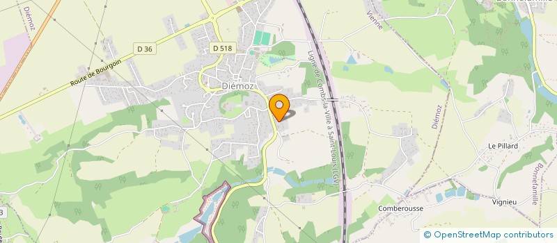 localisation de l'entreprise KPV CONSEILS  DIEMOZ