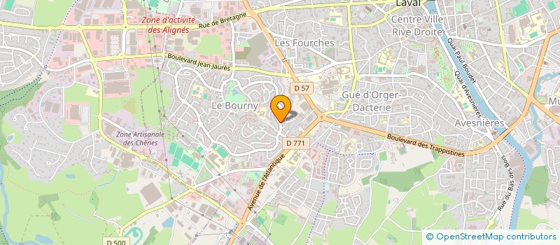 localisation de l'entreprise KQM à LAVAL