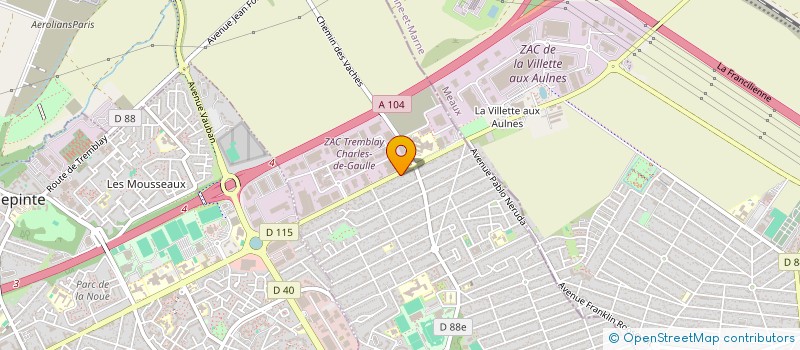 localisation de l'entreprise KQN CAPITAL à TREMBLAY-EN-FRANCE