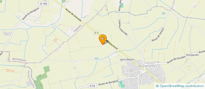 localisation de l'entreprise KR  AUCAMVILLE