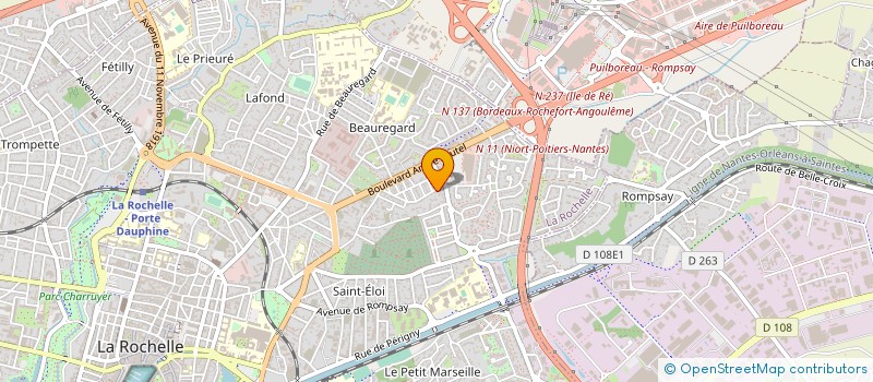 localisation de l'entreprise KR BALLANCOURT  LA ROCHELLE