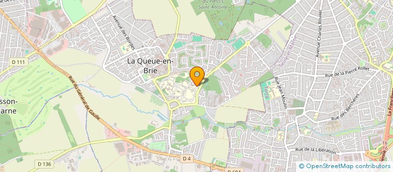 localisation de l'entreprise KR BATIMENT  LA QUEUE-EN-BRIE