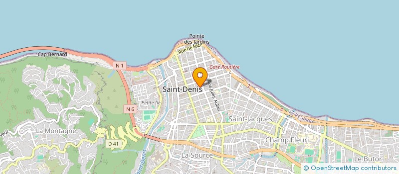 localisation de l'entreprise KR BIJOUTERIE JOAILLERIE SARL à SAINT-DENIS