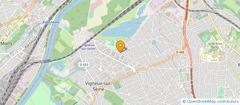 localisation de l'entreprise KR CITY à VIGNEUX-SUR-SEINE