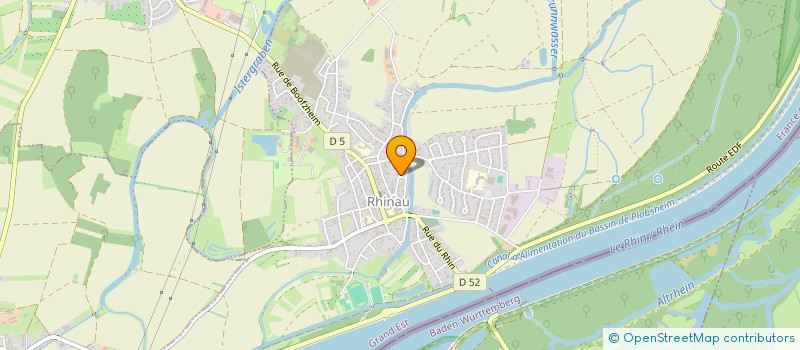 localisation de l'entreprise KR CONCEPT  RHINAU