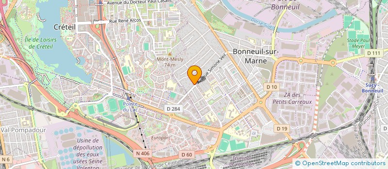 localisation de l'entreprise KR CONSEILS  BONNEUIL-SUR-MARNE