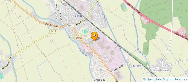 localisation de l'entreprise KR DISTRIBUTION  GENLIS