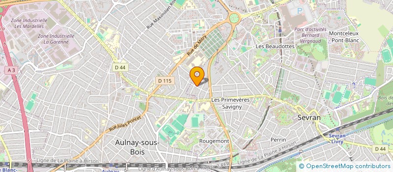 localisation de l'entreprise KR EVENTS  SEVRAN