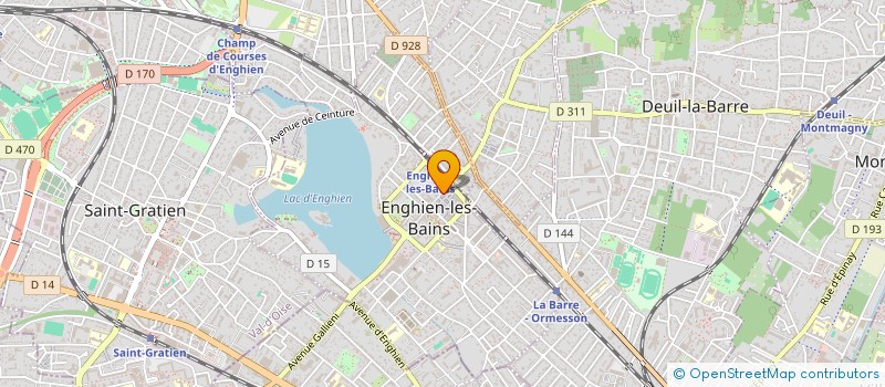 localisation de l'entreprise KR FINANCES  ENGHIEN-LES-BAINS