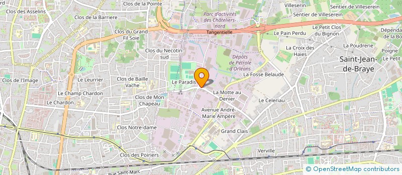 localisation de l'entreprise KR IMMO à SAINT-JEAN-DE-BRAYE