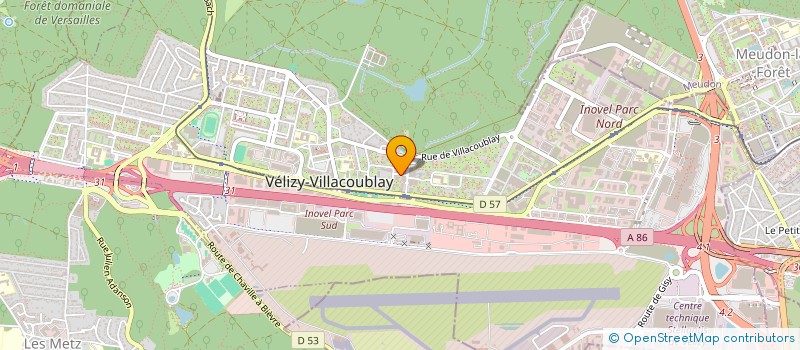 localisation de l'entreprise KR IMMOBILIER  VELIZY-VILLACOUBLAY
