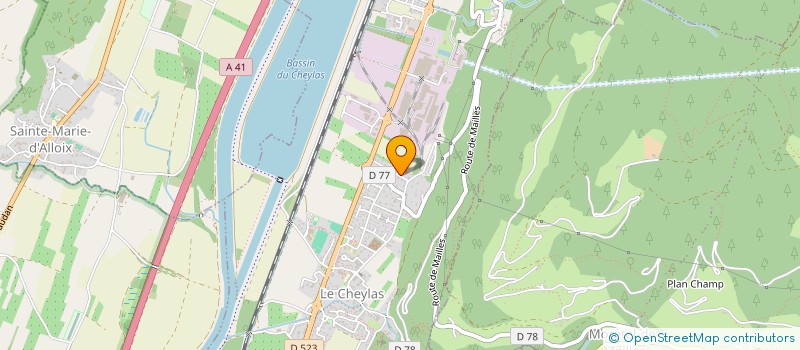 localisation de l'entreprise KR INSPIRATION  LE CHEYLAS