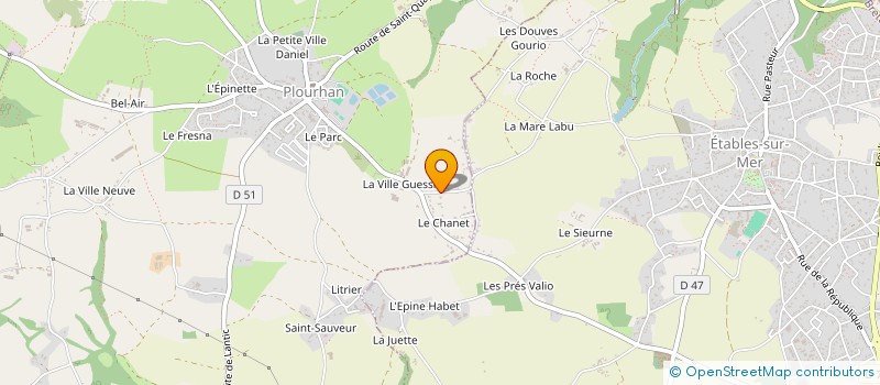 localisation de l'entreprise KR INVEST  PLOURHAN