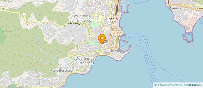 localisation de l'entreprise KR MULTI-SERVICES à AJACCIO