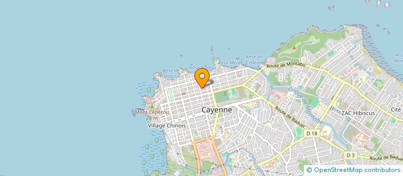 localisation de l'entreprise KR SECURITE à CAYENNE