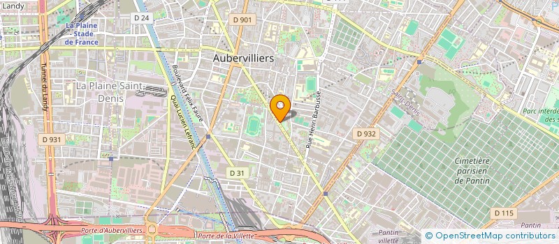 localisation de l'entreprise KR TRANSPORTS à AUBERVILLIERS