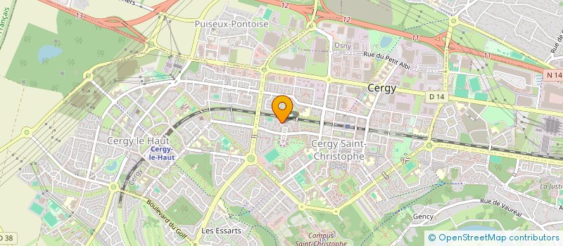 localisation de l'entreprise KR TRANSPORTS  CERGY