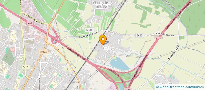 localisation de l'entreprise KR WELLNESS à BEAUNE